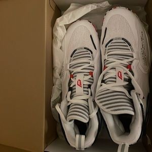 adidas DAME 7 EXTPLY Basketball Shoes Size 13 COLOR: WHITE/NAVY/RED